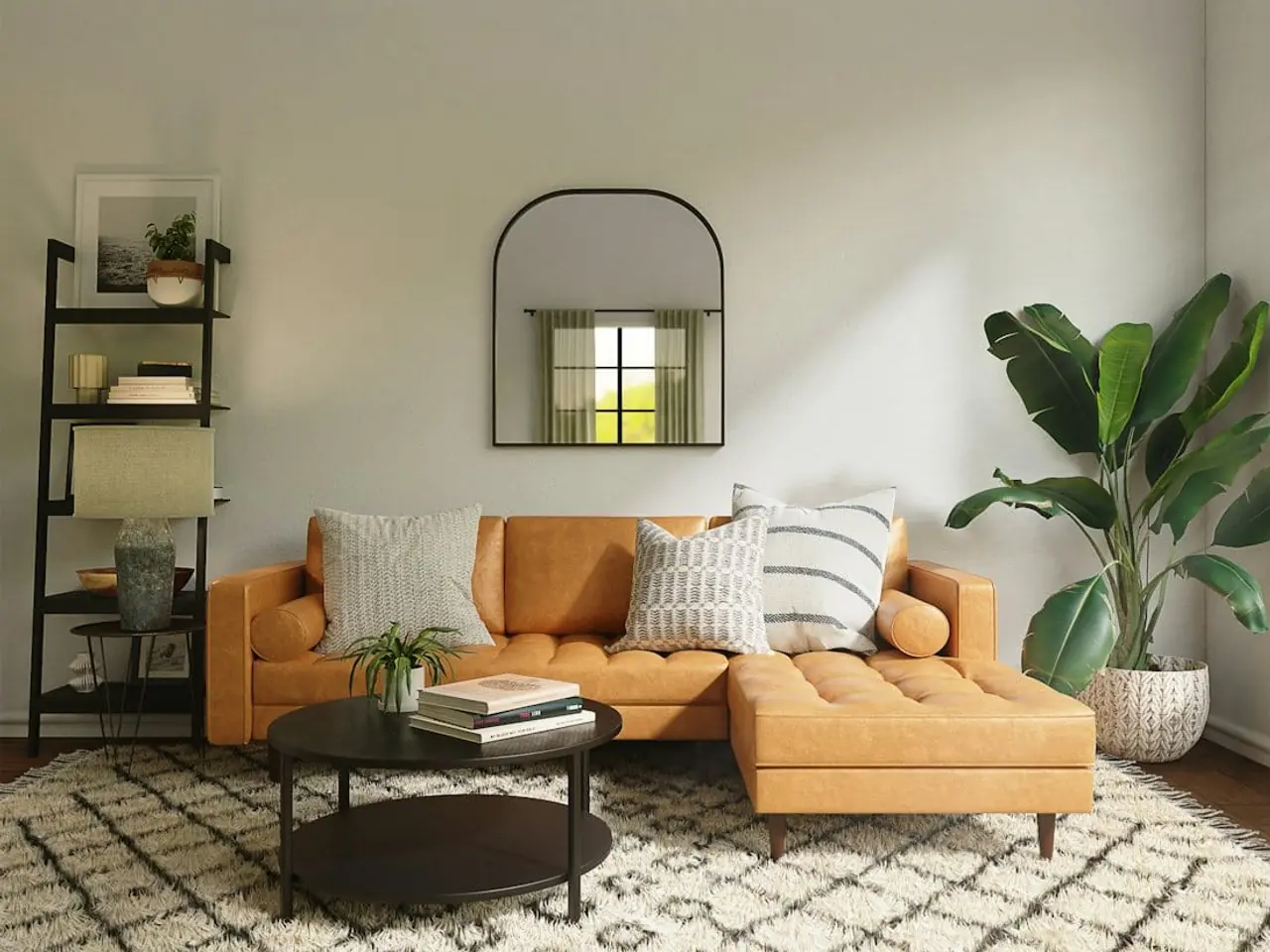 Illustrative stock living room photo for 18038 S Gambel Oak Dr